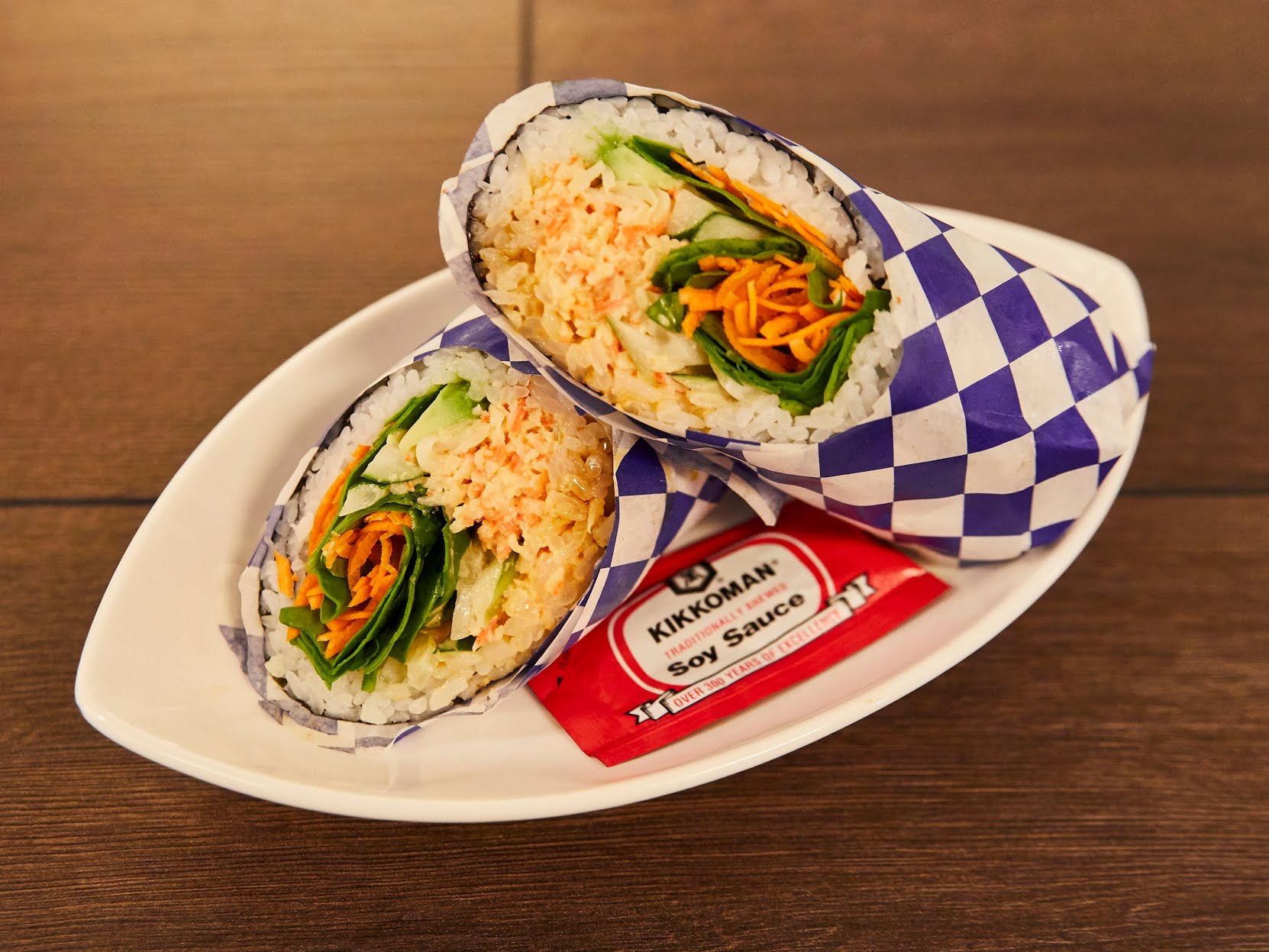 Blue spot sushi by null