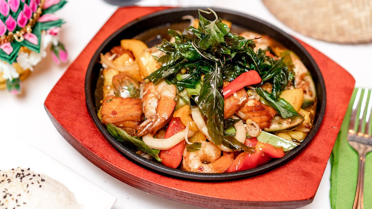 Pla Daek Thai Esan Food by null