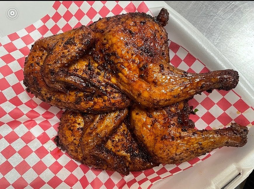 Alex Farms Hickory Smoked Chicken Salad and BBQ Olive Branch by null