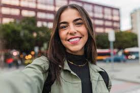 young selfies|Cheerful Young Woman Taking Selfie On Sandy Beach With The Sea In The  Background On Hot Summer Day Travel And Tourism Concept Stock Photo,  Picture and Royalty Free Image. Image 109047231.