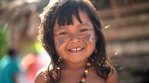 xingu child girl|BRAZIL Mato Grosso Indigenous Park | Stock Photo