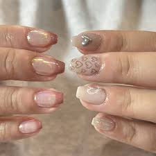 girlie nude|オーダーネイルチップ｜レース ローズ ワンホン フレンチガーリー バレエコア | Shop at Mercari from Japan! | Buyee