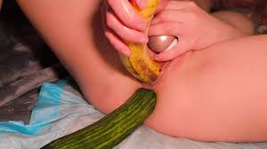 Lesbians peehole fucking cervix penetration with vegetables jpg x Vegetable fuck