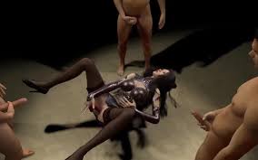 Monster dudes gangbang slut jpg x 3d monster gangbang