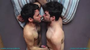 Two friends jerking off and cum together pornhub gay jpg x Friends jerk off together