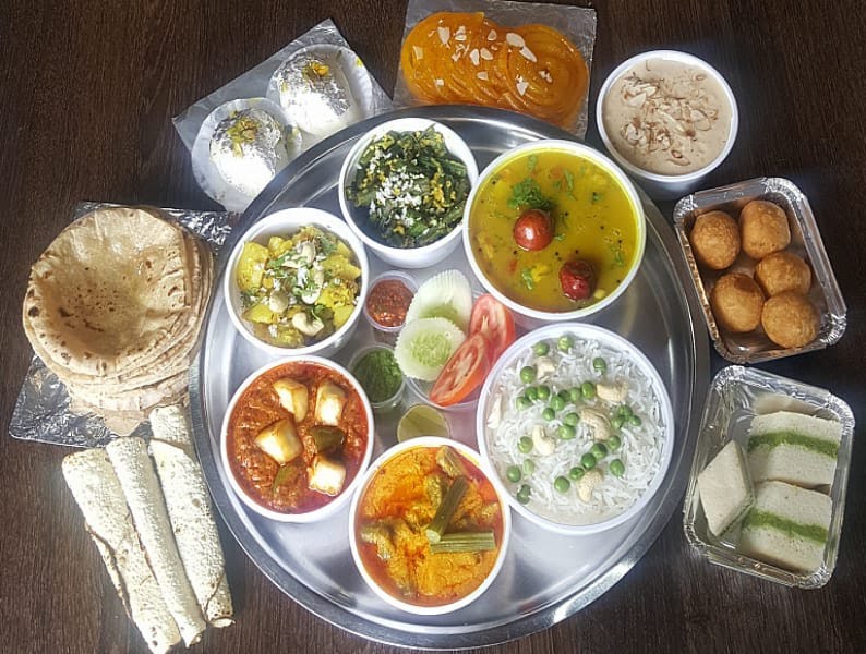 Golden Star Thali by null