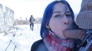 Public blowjob from sexy german teen hanna in car jpg x Secret public blowjob