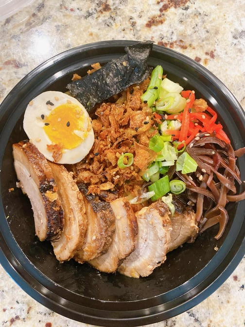 Lifting Noodles Ramen by null