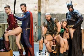 Justiceleagueagayxxxparodypart jpg x Gay parodies