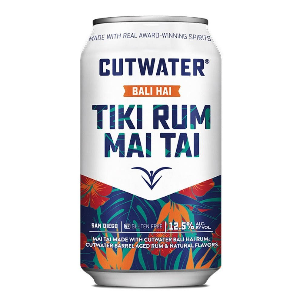 Cutwater Spirits Bali Hai Tropical Tiki Rum Mai Tai
