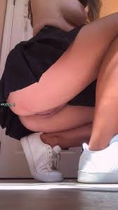 Hotwife upskirt in blue dress out in public jpg x Wife upskirt