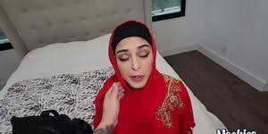 Naughty arab chick sophia leone gets pummeled with her hijab still jpg x Sophia leone hijab