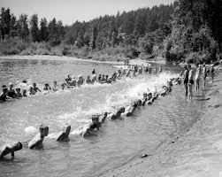 nudist boy camp|Black and white photos show unidentified boys at 1930s and 40s summer camp  | Daily Mail Online