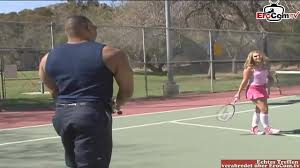 On the tennis court jpg x Tennis court on