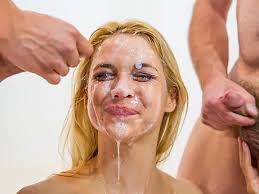 Insane girls enjoying hard sex in a nasty bukkake jpg x Bukkake video