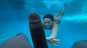 Ebony woman underwater jpg x Under water