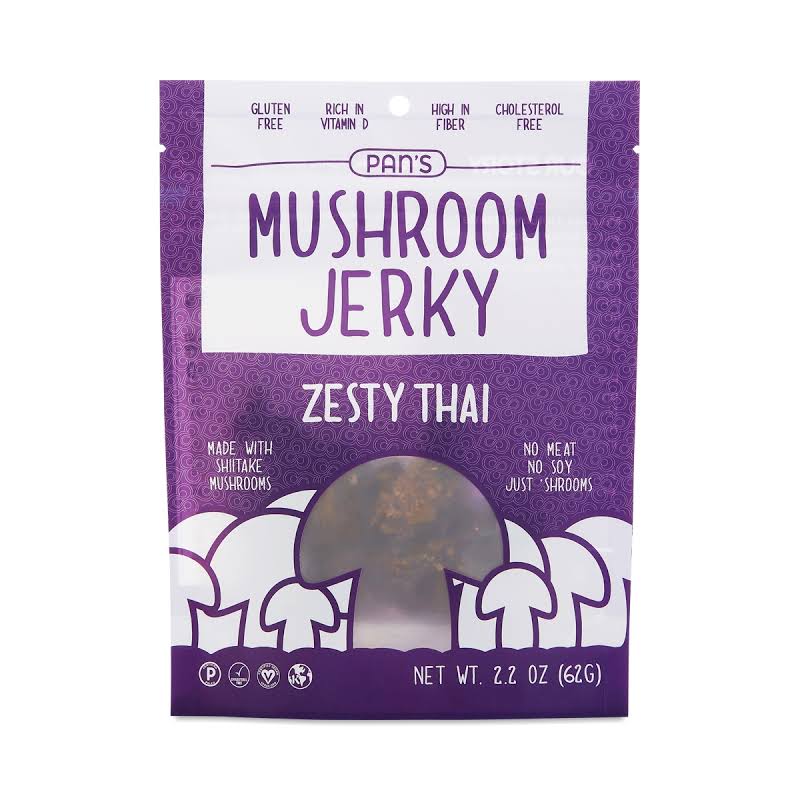 891742002021 UPC - Pan's Mushroom Jerky Zesty Thai Mushroom Jerky 2.2 ...