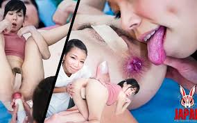 Petite asian lesbian anal strap on fuck jpg x Japanese lesbian anal