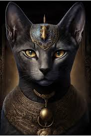 cat goddess|Egypt cat goddess bastet Royalty Free Vector Image