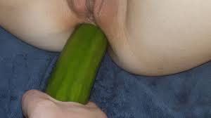 Girl puts cucumber up her ass jpg x Cucumber in ass