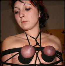 This new form of breast bondage is pretty interesting it consists of a wire cag porn pictures photos sex images pictoa jpg x Breast bondage