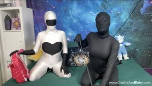 Hot girl put on zentai spandex outfit catsuit over her pantyhose encasement body jpg x Zentai girl