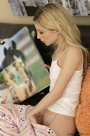 This skinny blonde teen is making her first amateur porn jpg x Teenage blonde