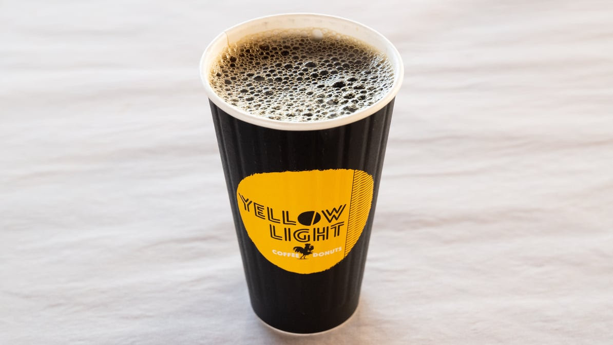 Yellow Light Coffee and Donuts by null