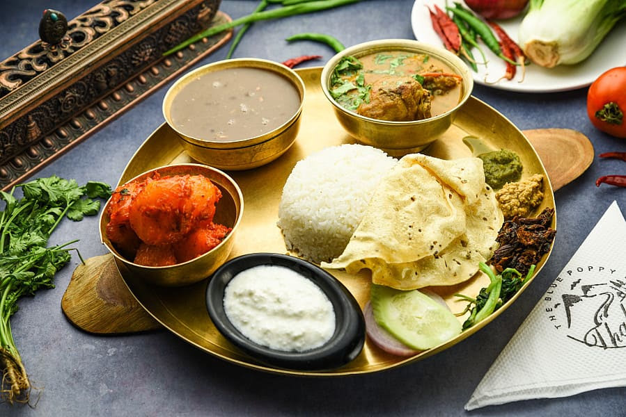 The Blue Poppy Thakali by null