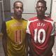 Arsenal transfer news: Yassin Fortune and Jeff Reine-Adelaide pose in Arsenal ... 