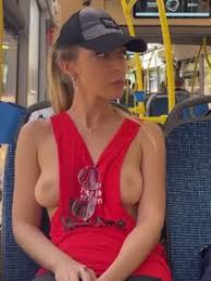 Bouncing her big perfect tits in public jpg x Tits fall out in public