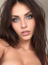 Brunette blue eyes jpg x Brunette blue eyes
