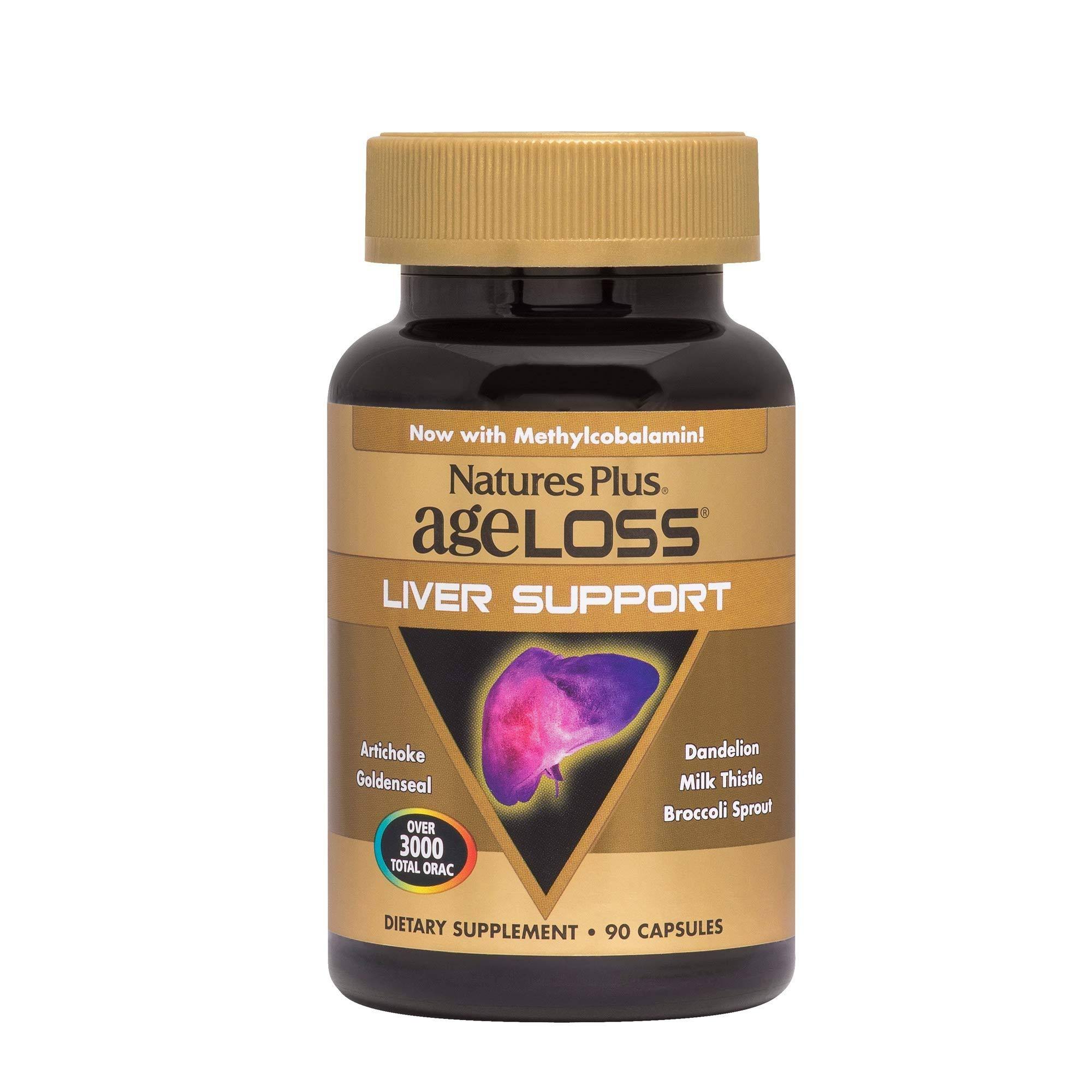 Nature's Plus Ageloss Liver Support - 90 Capsules