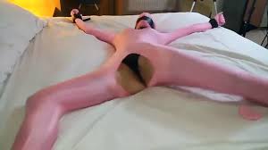 Zentai blue girl jpg x Zentai girl