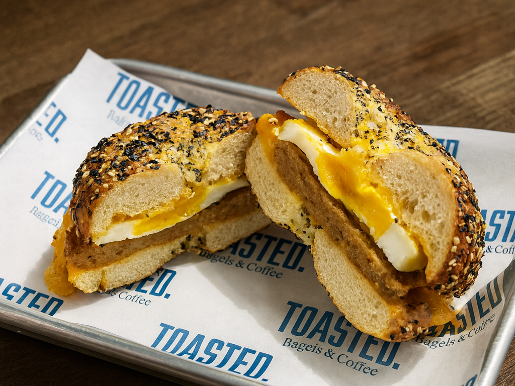 TOASTED. Bagels & Coffee by null