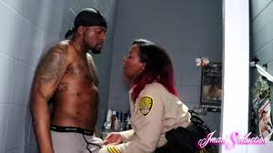 Black ass threesome in the jail cell jpg x Ebony prison