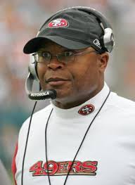 Singletary on sideline