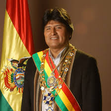 El Presidente de Bolivia, Evo Morales