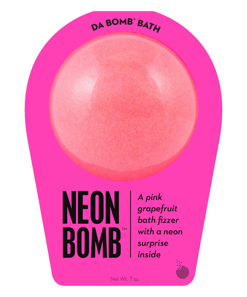 Da Bomb Bath Fizzers Neon Pink Bomb One-Size