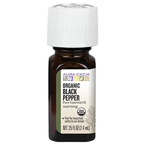 Aura Cacia Organic Essential Oil - Black Pepper, 5ml