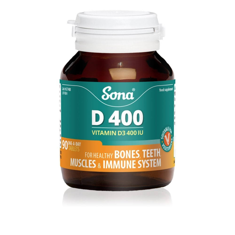 Sona D400 Vitamin D3 400iu 90 Tablets