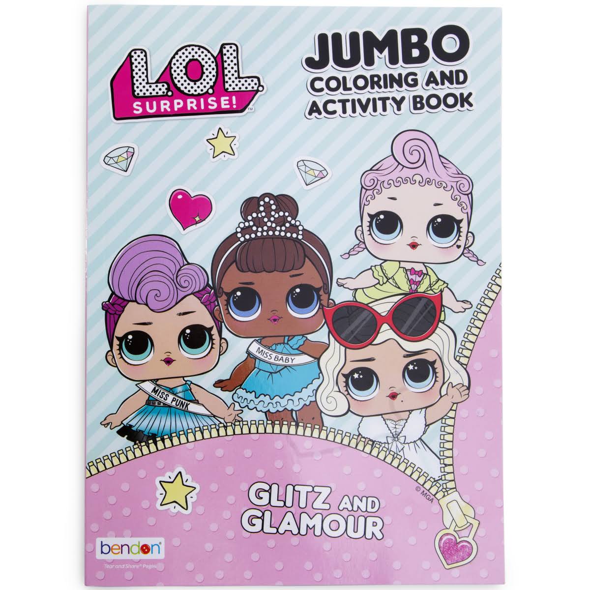 L.O.L Surprise! Jumbo Coloring and Activity Book - Glitz and Glamour