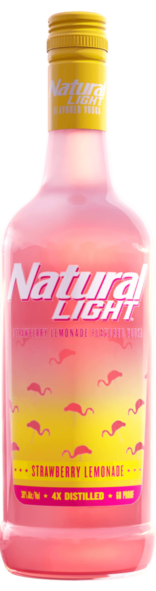 Natural Light Strawberry Lemonade Flavored Vodka 750ml