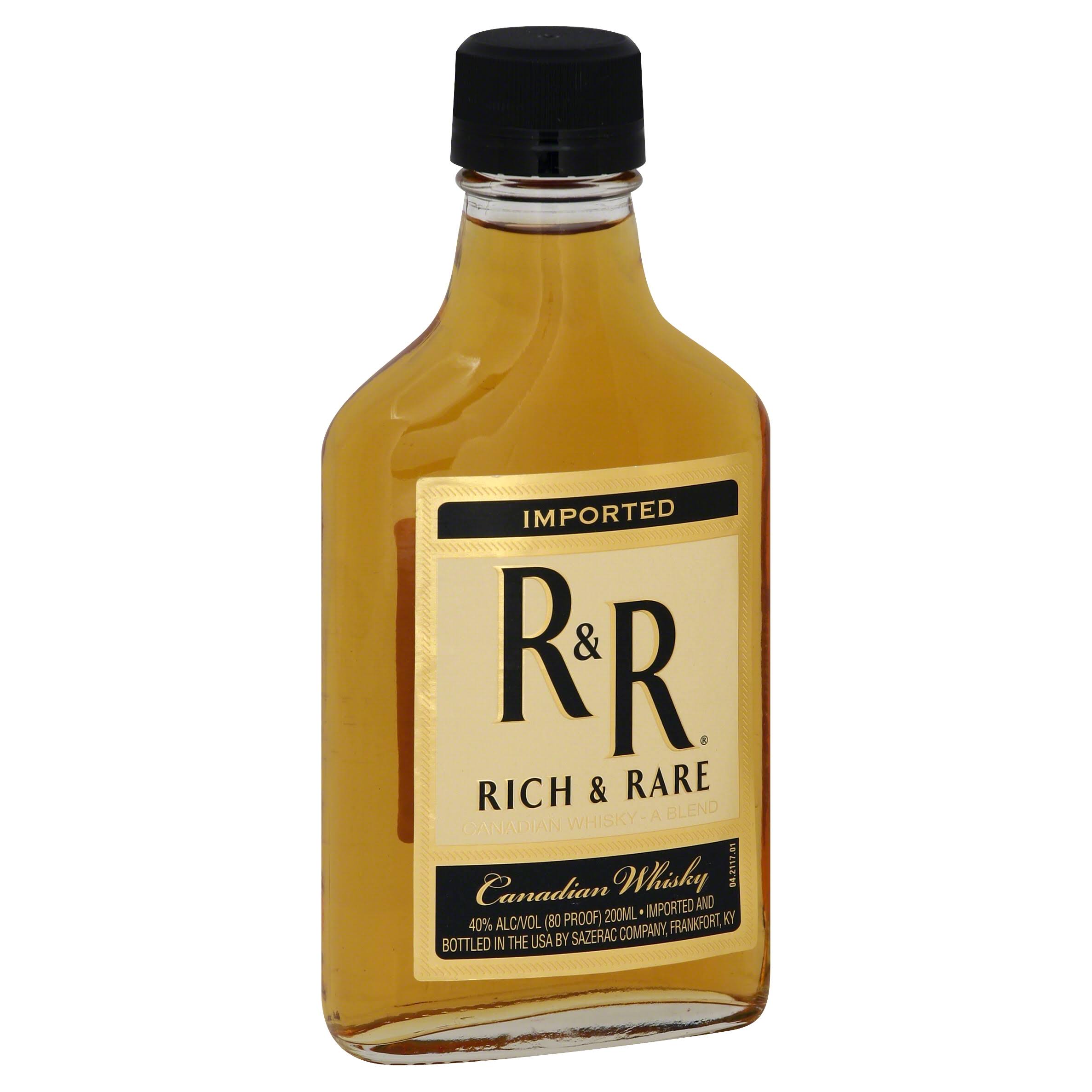 Rich & Rare Whisky, Canadian - 200 ml