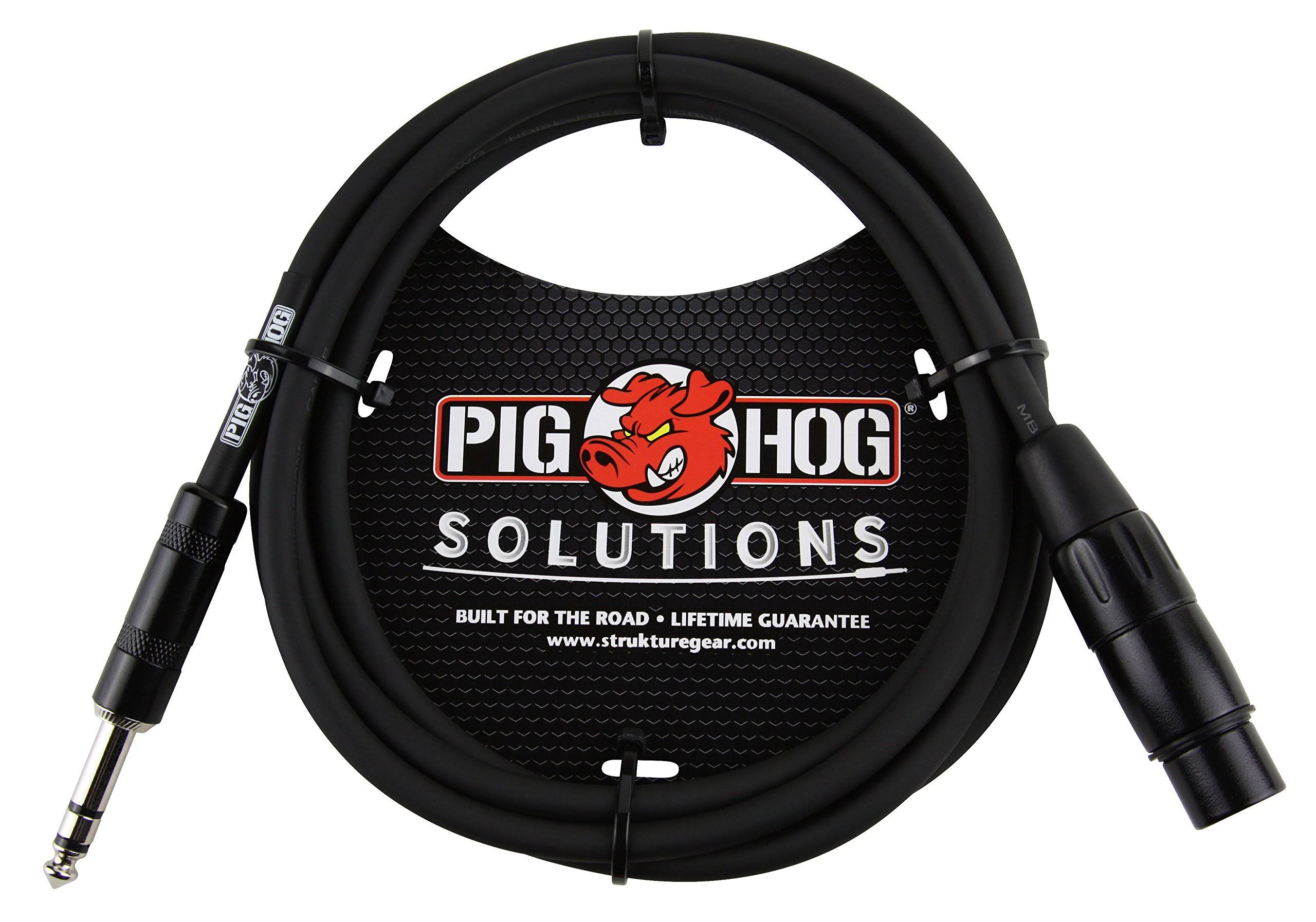 Pig Hog PX-TMXF6 1/4 inch to XLR Cable - 6'