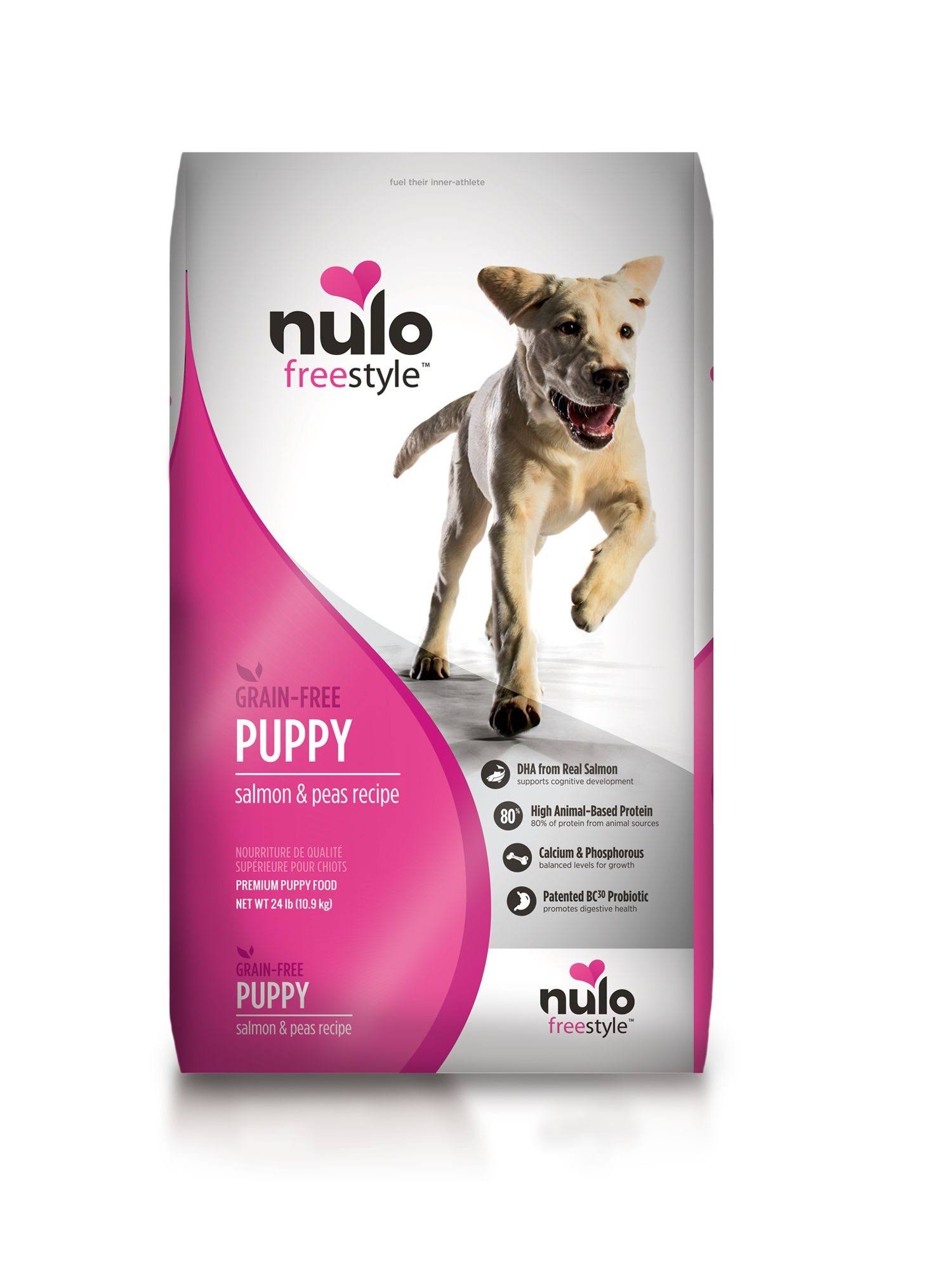 Nulo FreeStyle Grain Free Dry Dog Food - Salmon and Peas, 24Lb