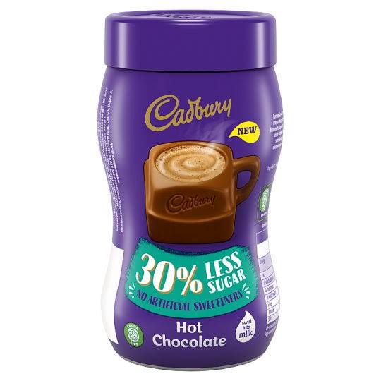 Cadbury Hot Chocolate 30% Less Sugar Delivered to Canada