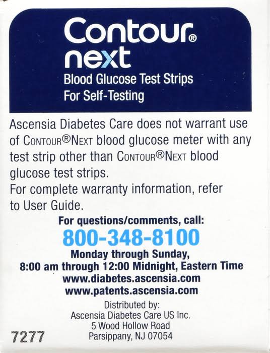 Contour Next Blood Glucose Test Strips - 35 Strips