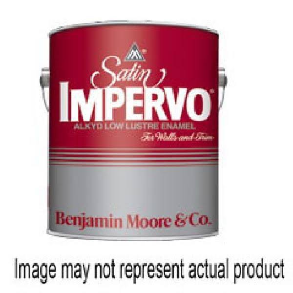 Benjamin Moore Impervo Z2351B-004 Interior Paint, Satin, Pastel Base, 1 qt Package Z2351B04