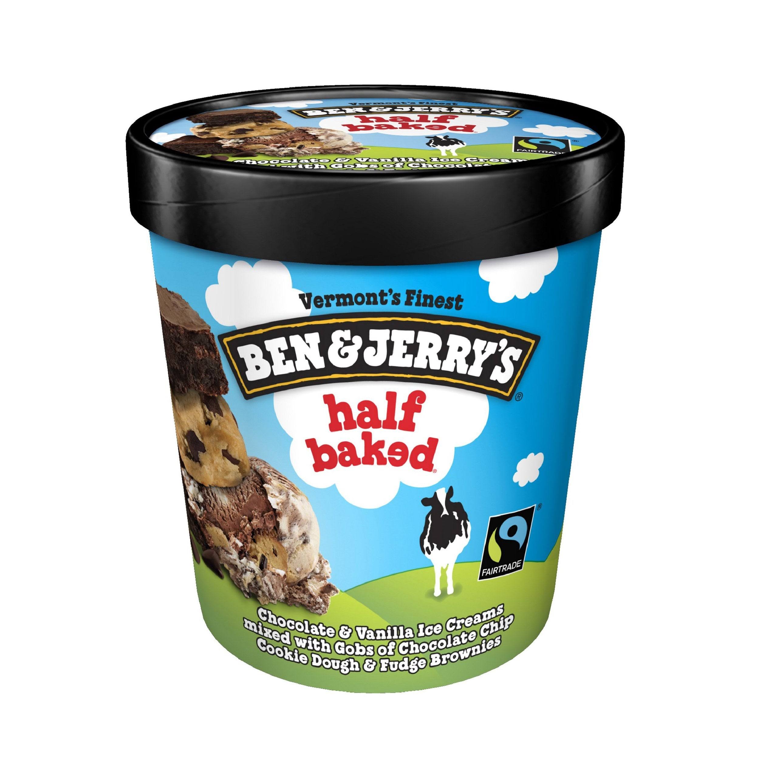 Ben & Jerry's Half Baked Ice Cream - Chocolate & Vanilla